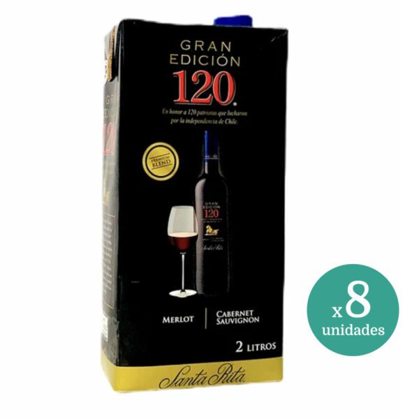 Vino 120 Tetra Gran Edicion Merlot Sauvignon