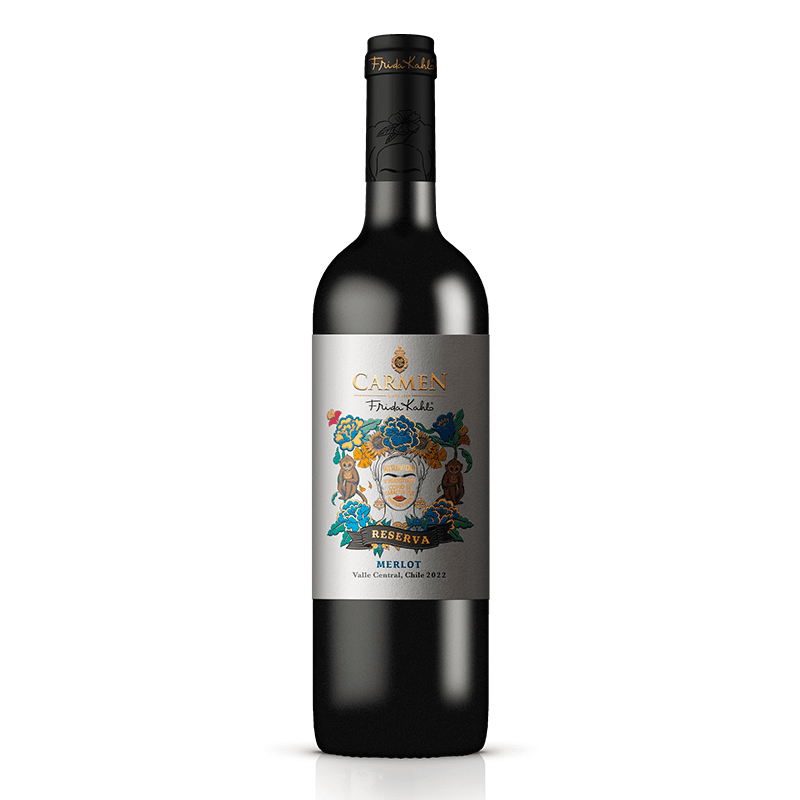 Vino Carmen Reserva Frida Kahlo Merlot 750cc